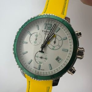 Tissot 42mm Quickster Football Edition Men's Stainless Steel Swiss Made Watch